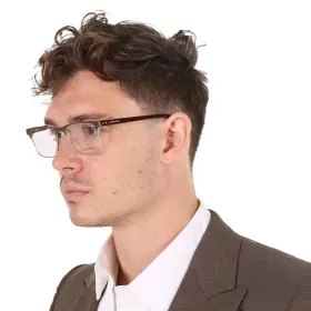 Ck18304 Calvin Klein Demo Square Mens Eyeglasses 200 53 16