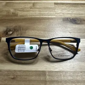 54-15-140 Calvin Klein Ck19302 Mens Eyeglasses In Satin Navy 54-15-140- B-13