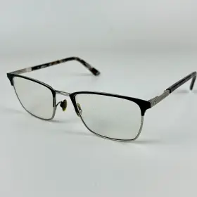 Calvin Klein Ck19311 001 Men Eyeglasses Frame Black Half Rim Square 54-21-145 Mm