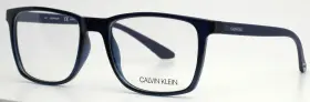 54-18-145 Calvin Klein Ck19573 405 Crystal Blue Mens Rectangle Eyeglasses B 40