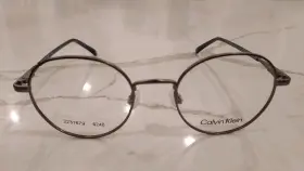 Ck20315 Calvin Klein New Frames Eyeglasses 008 49 20 Round Metal Silver Taupe