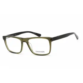 Ck20531 Calvin Klein Unisex Eyeglasses Shiny Crystal Cargo Rectangular Frame 310