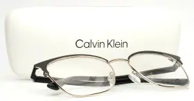 53-18-140 Calvin Klein Ck22119 002 Black Womens Semi Cat Eye Eyeglasses B 42