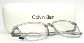 55-16-145 Calvin Klein Ck22508 070 Crystal Smoke Mens Rectangle Eyeglasses B 41