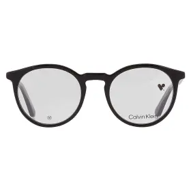 Ck23515 Calvin Klein Demo Oval Unisex Eyeglasses 001 50