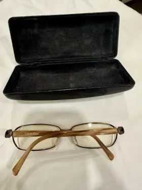 Ck494 Calvin Klein 494 509 Brown Eyeglasses Glasses Frame 52-16-130mm Italy