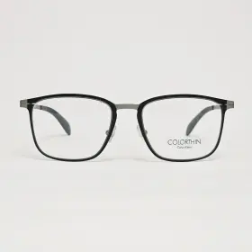 Ck5426 Calvin Klein Ck Colorthin Mens Ultra-light Titanium Glasses In Black/gunmetal 52mm