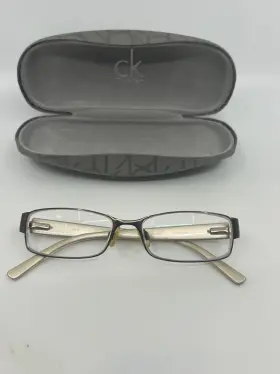 Ck5444 Calvin Klein Vtg Glasses Frame With Case