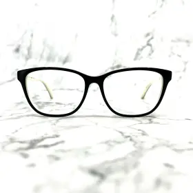 53-15-135 Calvin Klein Ck582-961 Ck582 961 Eyeglasses Black White Square Full Rim Frames