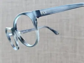 Ck5881 Calvin Klein Eyeglasses/sunglasses Frame Gray Tone 51 18 135 Glasses