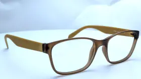 Ck5890 Calvin Klein 210 Brown Rectangle Mens Eyeglasses 53mm Italy