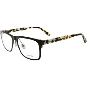 Ck8025 Calvin Klein Mens Metal Eyeglass Frame 223 Brownn 52-17