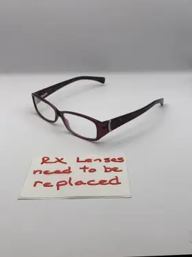 Ck966-024 Calvin Klein Collection Eyeglasses Ck966 024 Frames Purple Tortoise Italy Womens