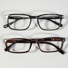 Ckj18707 Calvin Klein Eyeglass Frames Only 140 Gammaray Optix Tortoise Lot Of 2