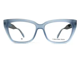 53-14-140 Calvin Klein Ckj23618 Jeans Eyeglasses Frames 410 Azure Matte Blue