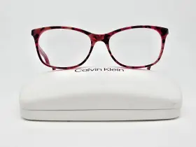 Ckj303 Calvin Klein Jeans 624 Pink Tortoise Cat Eye Eyeglasses Frame W Case 53mm