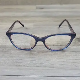 54-17-135 Calvin Klein Ckj305 Jeans 437 Eyeglasses Frames Only Full Rim Blue