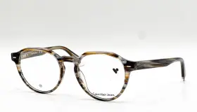 Ckj23627 Calvin Klein Jeans 259 Brown Round Authentic Eyeglass Frames 51-19 Ckj23627 Calvin Klein Jeans 259 Brown Round Authentic Eyeglass Frames 51-19