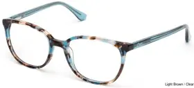 50-17-140 Candie S Ca0157 Candies 047 Blue/brown Havana Plastic Eyeglasses Frame