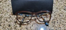 52-17-140 Candie S Ca0158 Candies 092 Blue/brown Plastic Optical Eyeglasses Frame Euc