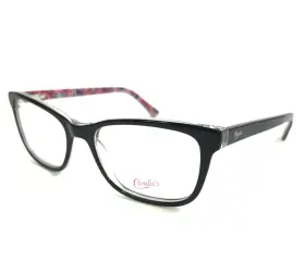 51-17-135 Candie S Ca0504 Candies Eyeglasses Frames 005 Black Pink Cat Eye Full Rim 51-17-135 Candie S Ca0504 Candies Eyeglasses Frames 005 Black Pink Cat Eye Full Rim