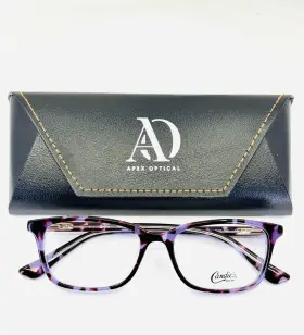 50-16-140 Candies Ca0202 083 Tortoise Purple Womens Rectangle Eyeglasses B 36