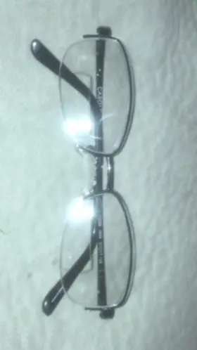 51-17-135 Carolee 1028b New York Cl 1600 Gunmetal Half Rim Eyeglasses Frame Dc72