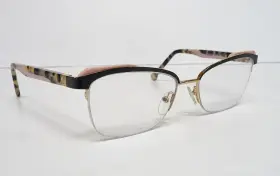 Carolina Herrera 716736801513 Vhe 111k 0301 Eyeglasses Frame Gold Black 53 17 135