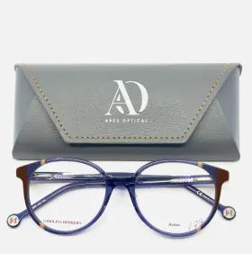 52-17-145 Carolina Herrera Ch0067 E53 Purple Brown Womens Panto Eyeglasses B 46