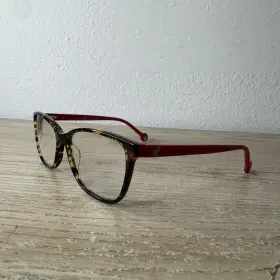 54-16-140 Carolina Herrera Jj57 Vhe717k Col.0741 Tortoise/red Eyeglasses Frame