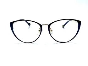 She087 Carolina Herrera Black Gold Cat Eye Glasses 0301 56 18 135