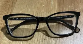Carolina Herrera Vhe895k Eyeglasses Frames Only Col.0700 51-16-135 Black
