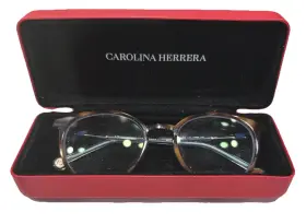 Vhe899k Carolina Herrera Chic Round Ladies Eyeglasses Frames Only Col. 0699 140