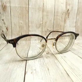 Carrera 162/v/f Tortoise Gold Round Half-rim Eyeglasses Frames - 21k 48-20-145