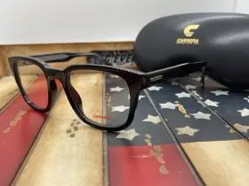 Carrera 716736413037 268 807 Black Eyeglasses 50mm Option To Add Rx