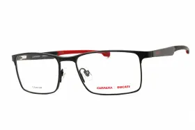 0oit Carrera 716736783130 Carduc 027 Oit Eyeglasses Black Red Frame 56mm