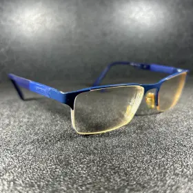 53-18-140 Carrera Ca8821 Eyeglasses Pyf Matte Blue Half Rim Excellent Condition 53-18-140 Carrera Ca8821 Eyeglasses Pyf Matte Blue Half Rim Excellent Condition