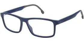 Carrera Ca8865-0pjp-16 Mens Matte Blue Rectangle Eyeglass Frame - Ca8865 0pjp 16