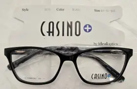 57-16-145 Casino 842691105035 Eyeglasses Frame Beth Black / Multicolor By Idealoptics
