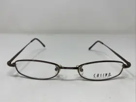 48-19-140 Casino Cb1057 Eyewear Sbr Satin Brown Full Rim Eyeglasses Frame Ax35