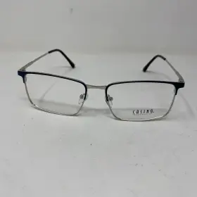 56-16-145 Casino Cb1143 Navy Blue Silver Eyeglasses Frame Sq73