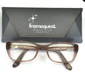 Cd0410 Catherine Deneuve 047 Womens Copper Rectangle Eyeglasses Frames Only