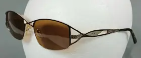 Cavw-18-02 Caval Eyeglass Frames Brown Gold 54-16-135 Eyeglasses