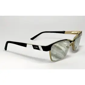 Cavw-18-04 Caval Eyeglasses Eye Glasses Frames Black/white/gold 53-17-135