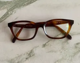 41465 Celine Cl Eyeglasses Dark Havana Tortoiseshell Brown 086 48mm