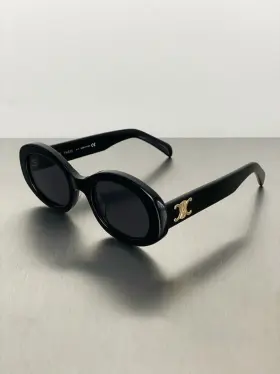 Cl40194u Celine Triomphe Oval Women Sunglasses Authentic 100% Original Travel