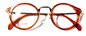 Cl50001u04222140 Celine Cl50001u 042 Round Unisex Full Rim Authentic Eyeglasses Frames 46-22-140