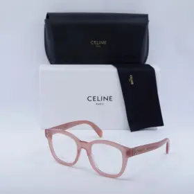 Cl50098i50074 Celine New Cl50098i 074 Shiny Pink 50mm Eyeglasses Cl50098i50074 Celine New Cl50098i 074 Shiny Pink 50mm Eyeglasses