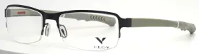 54-16-137 Ceo-v Cv615 Blue Mens Rectangle Half Rim Eyeglasses B 30
