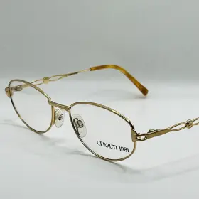 C1201 Cerruti 1881 C 1202 A Gp Gold Tone Eyeglasses Frames 51-17-130mm Full Rim